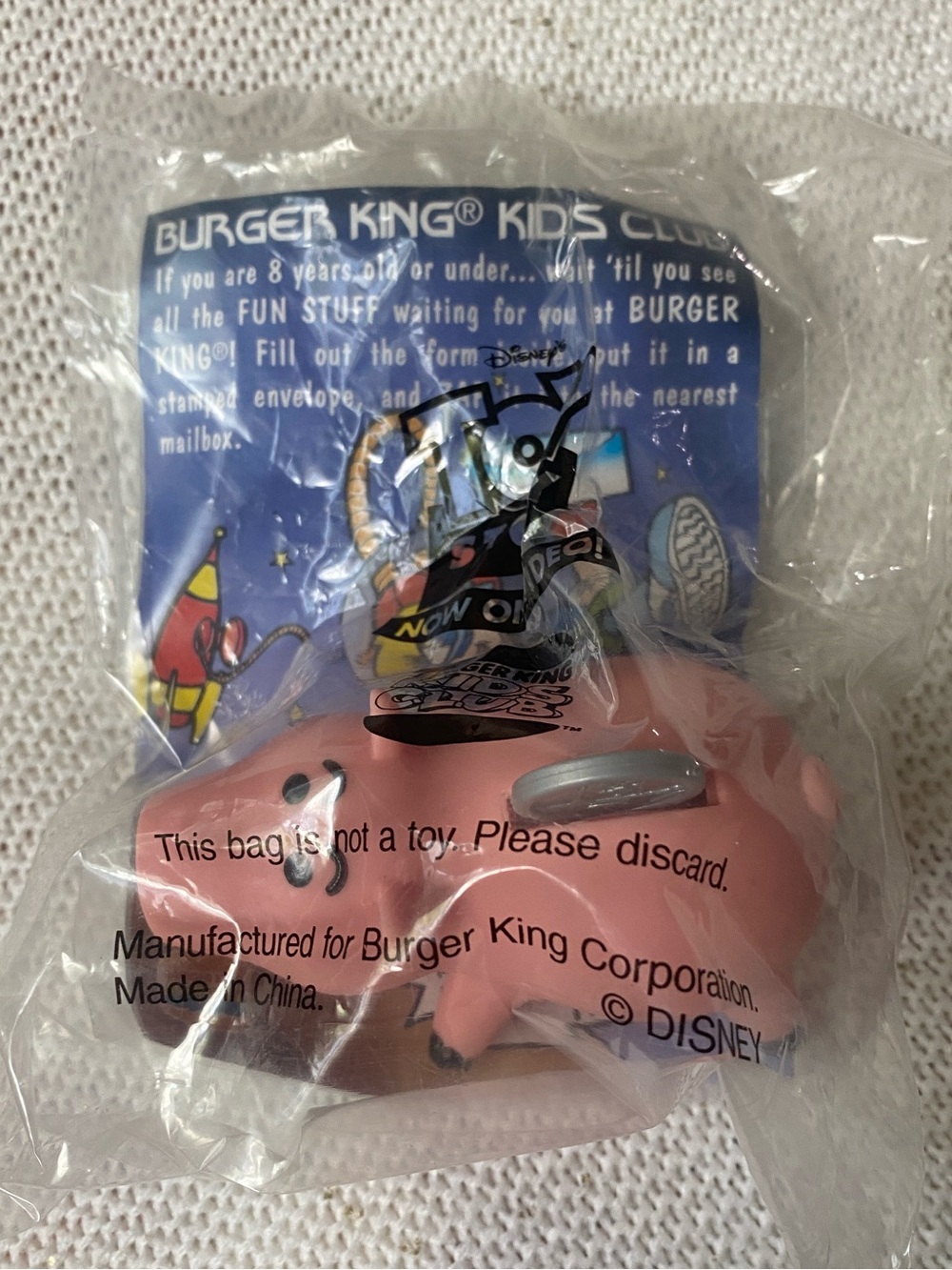 Vintage Burger King Toy Story toy Ham